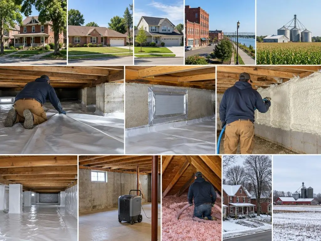 Crawl Space Insulation & Encapsulation in Evansville, IN